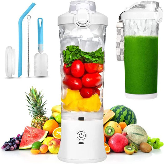Factory Design 600ml IP67 Travel Electric Smoothie Juice Maker Machine with Automatic Juicer, Mixer Grinder, Portable Blender