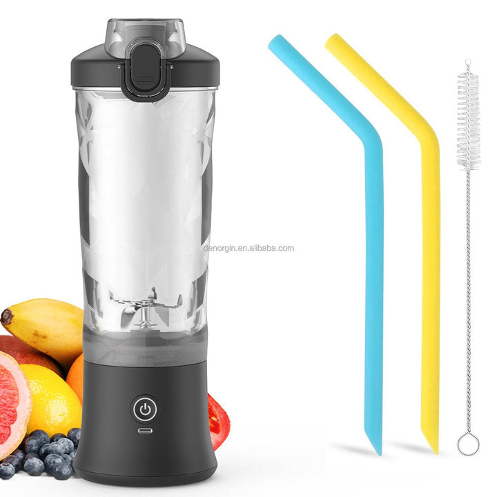 Factory Design 600ml IP67 Travel Electric Smoothie Juice Maker Machine with Automatic Juicer, Mixer Grinder, Portable Blender